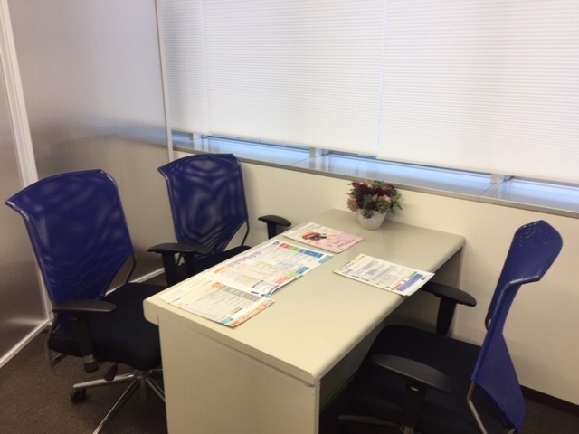落ち付いてゆっくり相談できます。