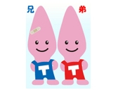 東京タワーのマスコットキャラクター。ノッポン兄弟。グッズもあります♪