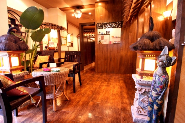 一歩お店に入ると、そこはもう東南アジアのリゾート空間♪