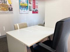 買取専門店おたからや衣笠栄町店　査定ブース