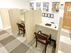 買取専門店おたからやミスターマックス町田多摩境店　査定ブース