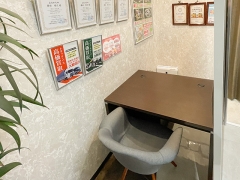  買取専門店おたからやピコティ北小金店　査定ブース