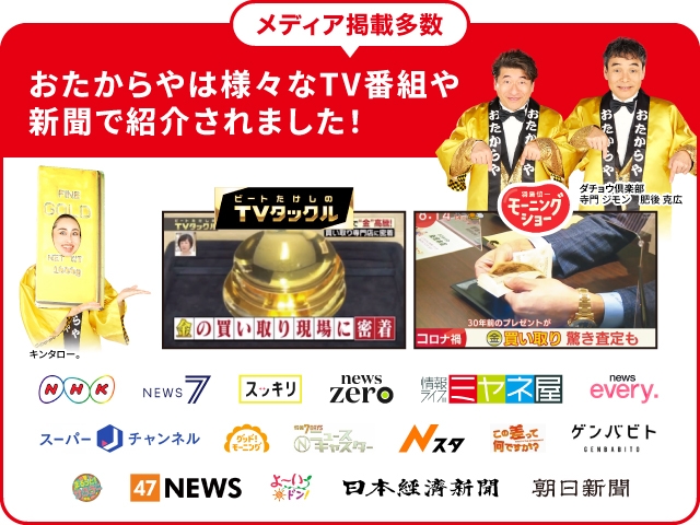 様々なTV番組に取材いただいております!
